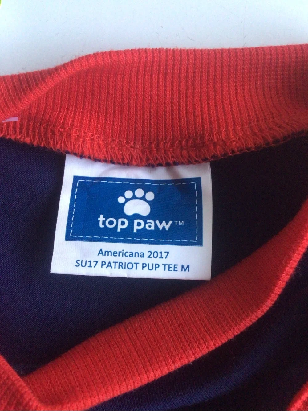 Patriot Pup tee size Medium by Top Paw